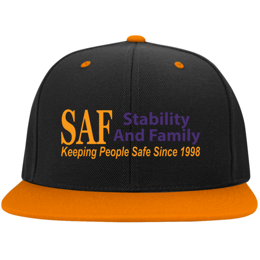 SAF - Flat Bill High-Profile Snapback Hat