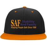 SAF - Flat Bill High-Profile Snapback Hat