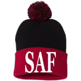 SAF - Pom Pom Knit Cap