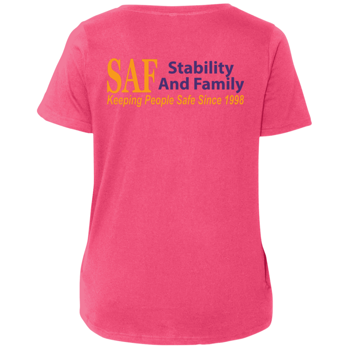 SAF - Ladies' Curvy V-Neck T-Shirt