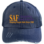 SAF - Distressed Unstructured Trucker Cap