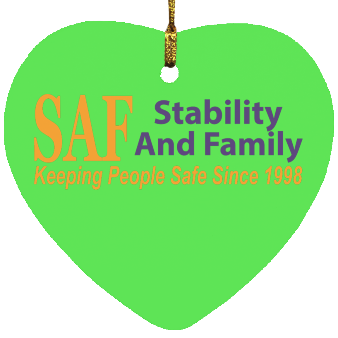 SAF - Heart Ornament