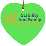 SAF - Heart Ornament