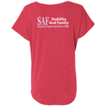 SAF - Ladies' Triblend Dolman Sleeve