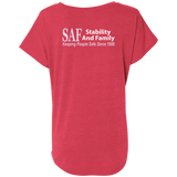 SAF - Ladies' Triblend Dolman Sleeve