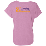 SAF - Ladies' Triblend Dolman Sleeve