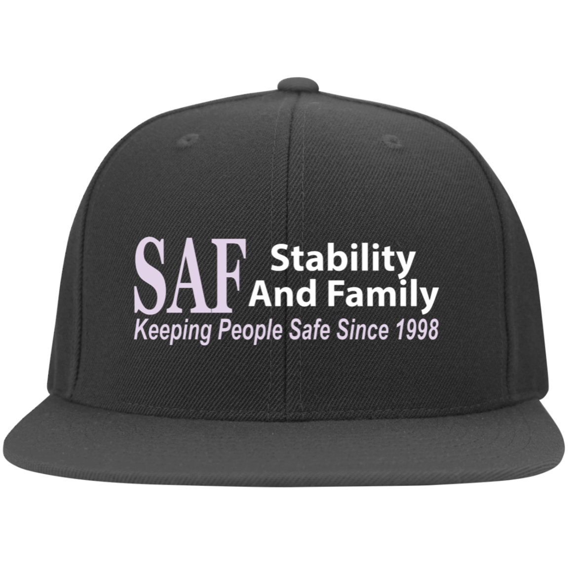 SAF - Flat Bill Twill Flexfit Cap
