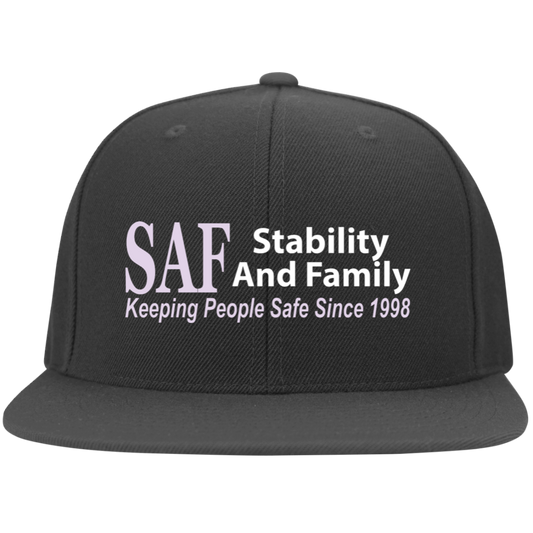 SAF - Flat Bill Twill Flexfit Cap