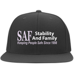 SAF - Flat Bill Twill Flexfit Cap