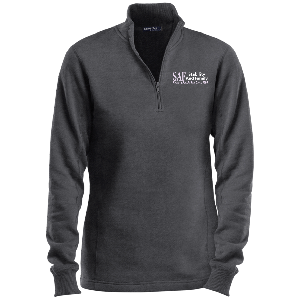 SAF - Ladies' 1/4 Zip Sweatshirt