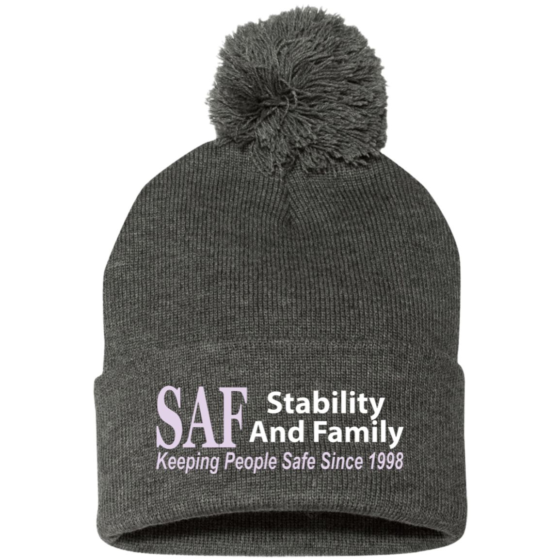SAF - Pom Pom Knit Cap