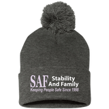 SAF - Pom Pom Knit Cap