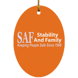 SAF - Oval Ornament