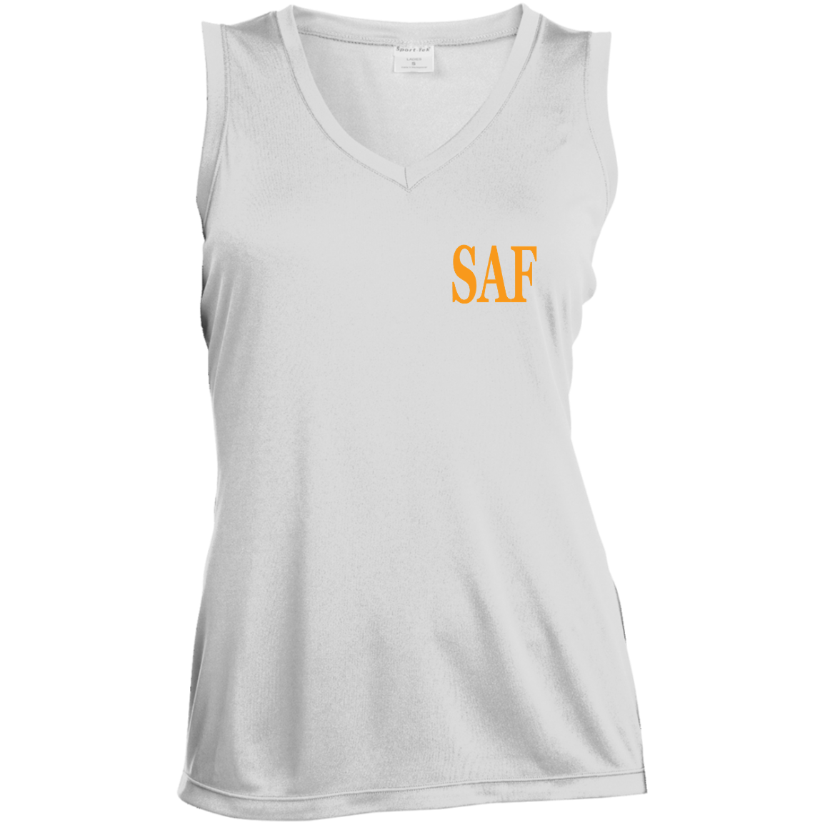 SAF - Ladies' Sleeveless V-Neck Performance Tee
