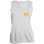 SAF - Ladies' Sleeveless V-Neck Performance Tee