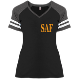 SAF - Ladies' Game V-Neck T-Shirt