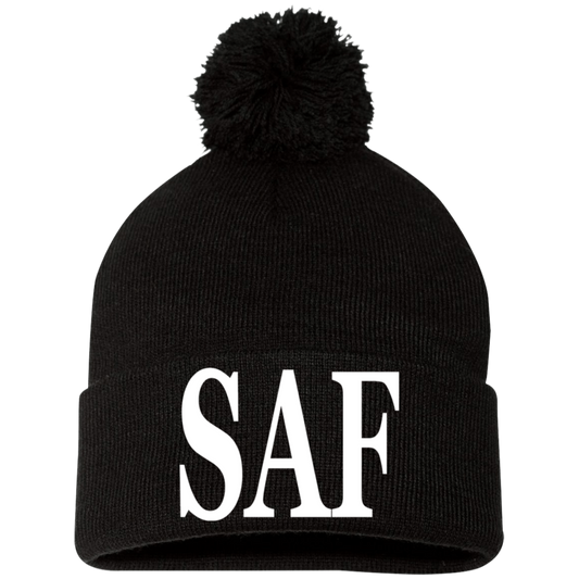 SAF - Pom Pom Knit Cap