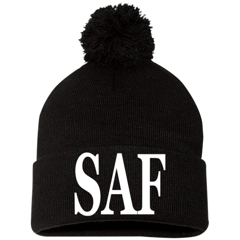 SAF - Pom Pom Knit Cap