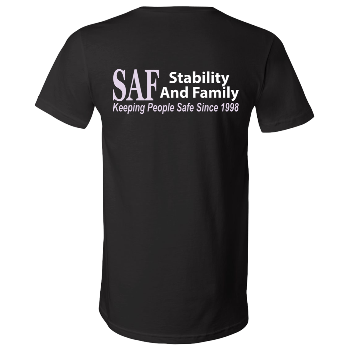 SAF - Unisex Jersey SS V-Neck T-Shirt