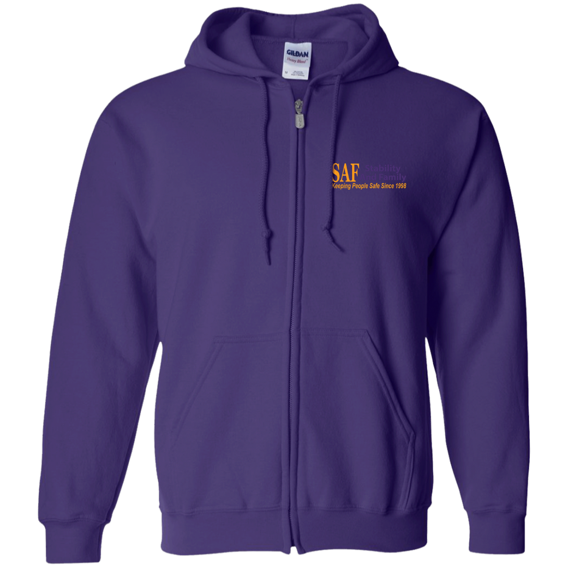 SAF - Zip Up Hooded Sweatshirt