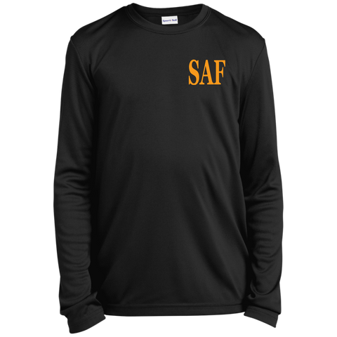 SAF - Youth Long Sleeve Performance Tee