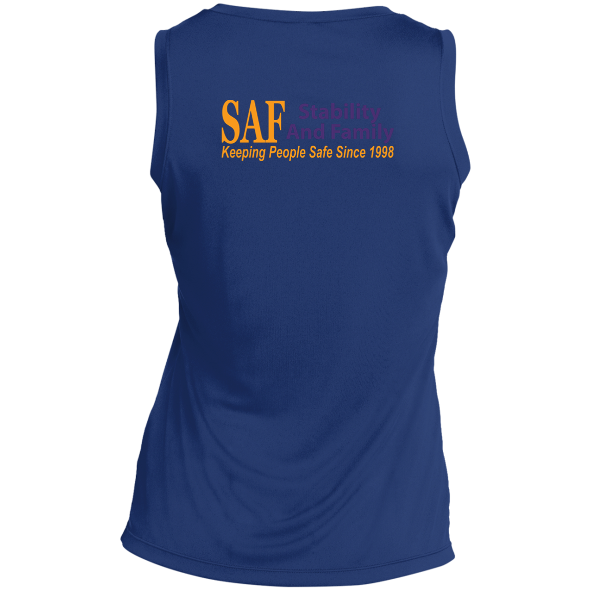 SAF - Ladies' Sleeveless V-Neck Performance Tee