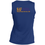 SAF - Ladies' Sleeveless V-Neck Performance Tee