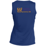 SAF - Ladies' Sleeveless V-Neck Performance Tee