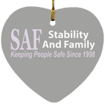 SAF - Heart Ornament