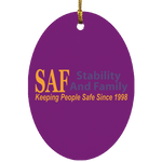 SAF - Oval Ornament