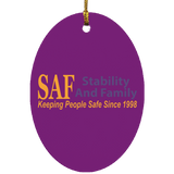 SAF - Oval Ornament