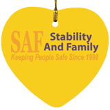 SAF - Heart Ornament