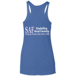 SAF - Ladies' Triblend Racerback Tank