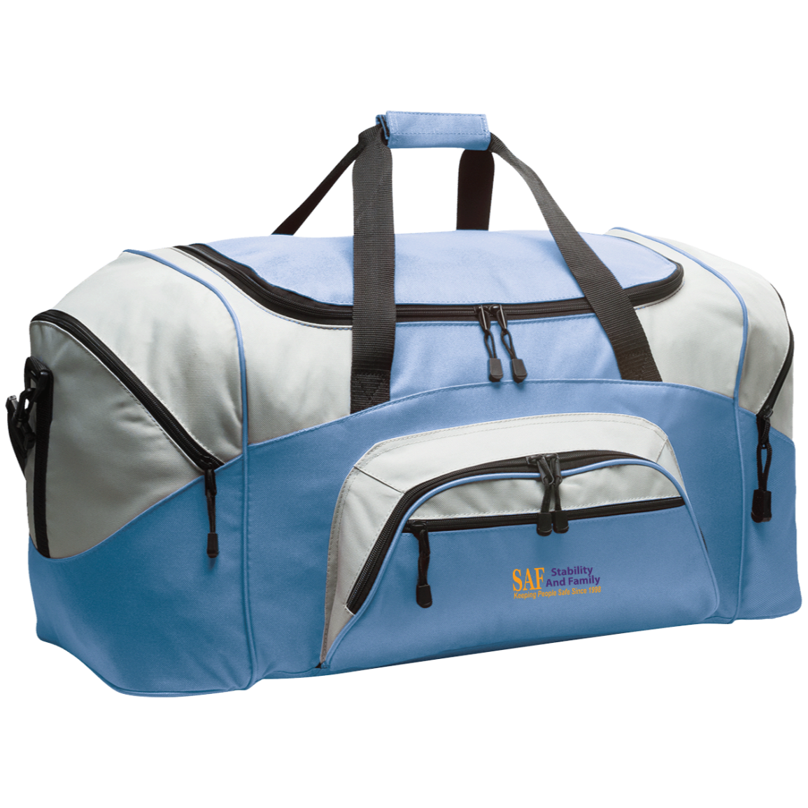 SAF - Embroidered Sport Duffel