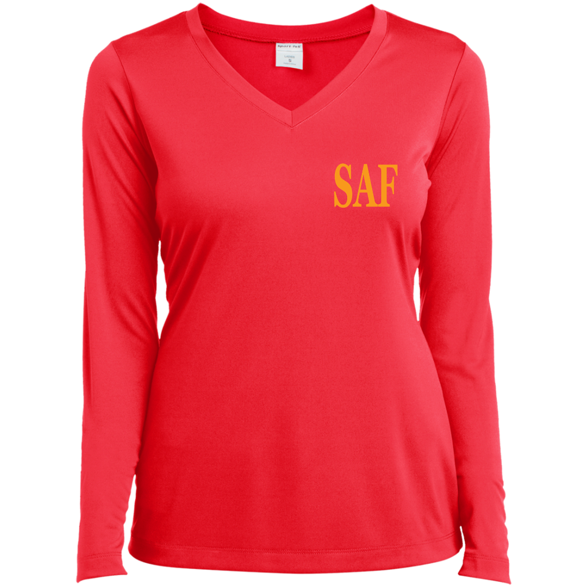 SAF - Ladies’ Long Sleeve Performance V-Neck Tee