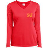 SAF - Ladies’ Long Sleeve Performance V-Neck Tee