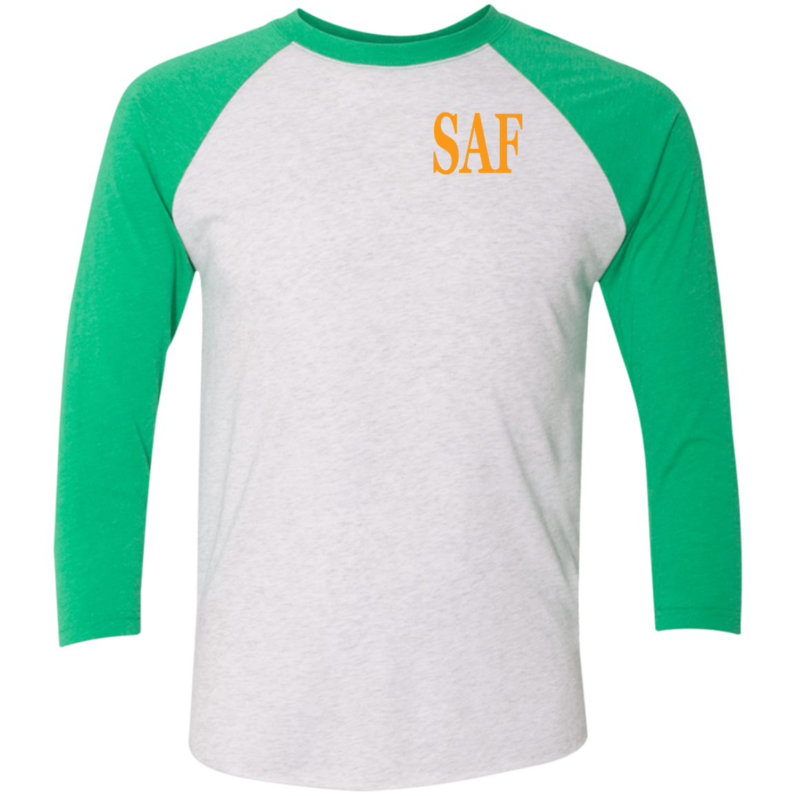 SAF - Tri-Blend 3/4 Sleeve Raglan T-Shirt