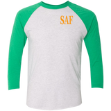 SAF - Tri-Blend 3/4 Sleeve Raglan T-Shirt