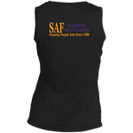 SAF - Ladies' Sleeveless V-Neck Performance Tee