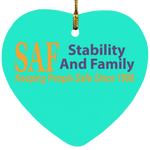 SAF - Heart Ornament