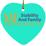 SAF - Heart Ornament