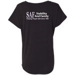 SAF - Ladies' Triblend Dolman Sleeve