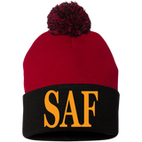 SAF - Pom Pom Knit Cap