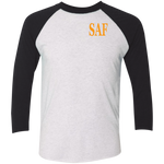 SAF - Tri-Blend 3/4 Sleeve Raglan T-Shirt