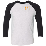 SAF - Tri-Blend 3/4 Sleeve Raglan T-Shirt