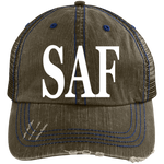SAF - Distressed Unstructured Trucker Cap