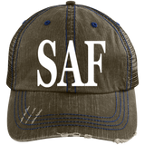 SAF - Distressed Unstructured Trucker Cap