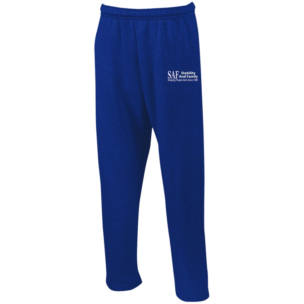 SAF - Unisex Open Bottom Sweatpants with Pockets