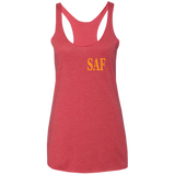 SAF - Ladies' Triblend Racerback Tank