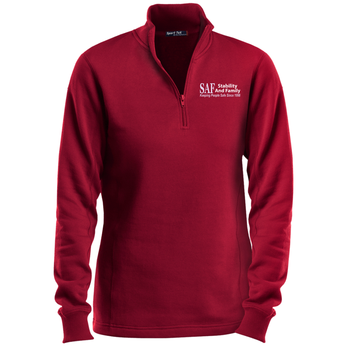 SAF - Ladies' 1/4 Zip Sweatshirt